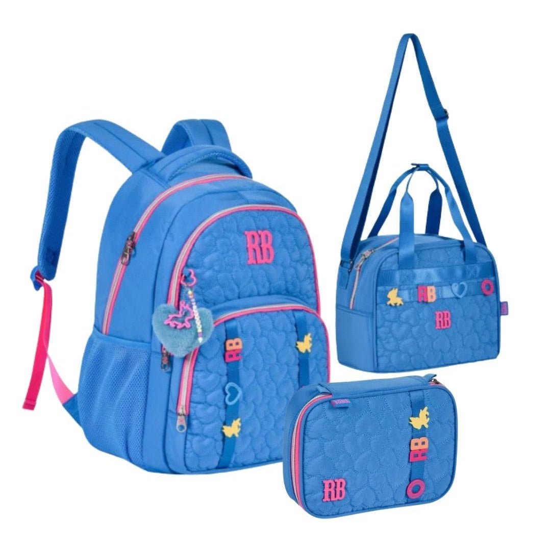 Conjunto Rebecca Bonbon Azul - Papelaria Encantada