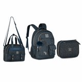 Conjunto Rebecca Bonbon Mochila+Estojo+Lancheira "ganga" - Papelaria Encantada