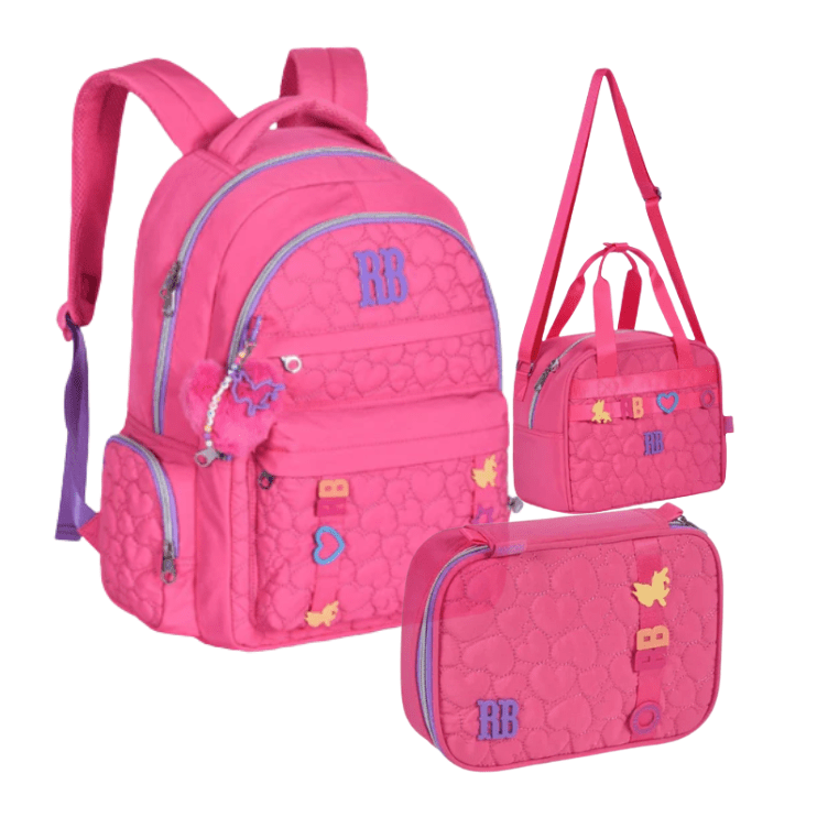 Conjunto Rebecca Bonbon Rosa - Papelaria Encantada