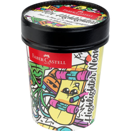 Copo Gelado Textmarker TL C/ 10 unidades Faber - Castell - Papelaria Encantada