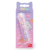 Corretor de fita e cola 2 em 1 Gato meow Legami - Papelaria Encantada