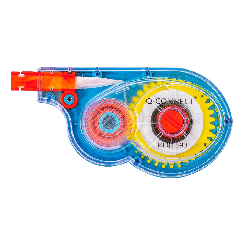 Corretor Fita branca Q - Connect 5MM x 8 Metros - Papelaria Encantada