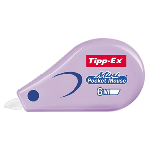 Corretor Tipp-ex Mini Pocket Mouse Lilás Pastel 6 m x 5 mm - Papelaria Encantada
