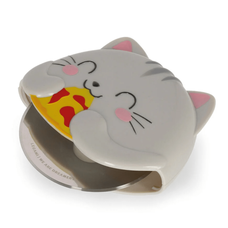 Cortador de Pizza - Gato - Pizza na Primeira Fatia - Legami - Papelaria Encantada