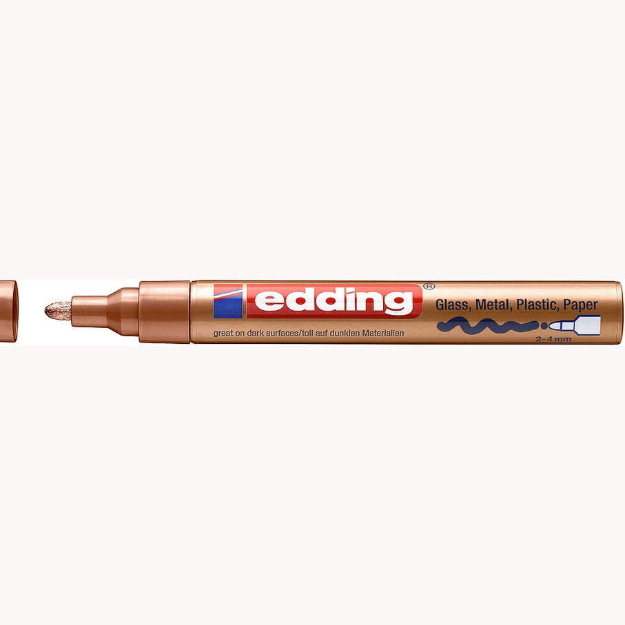 Marcador Edding 750 2–4 mm – Cobre