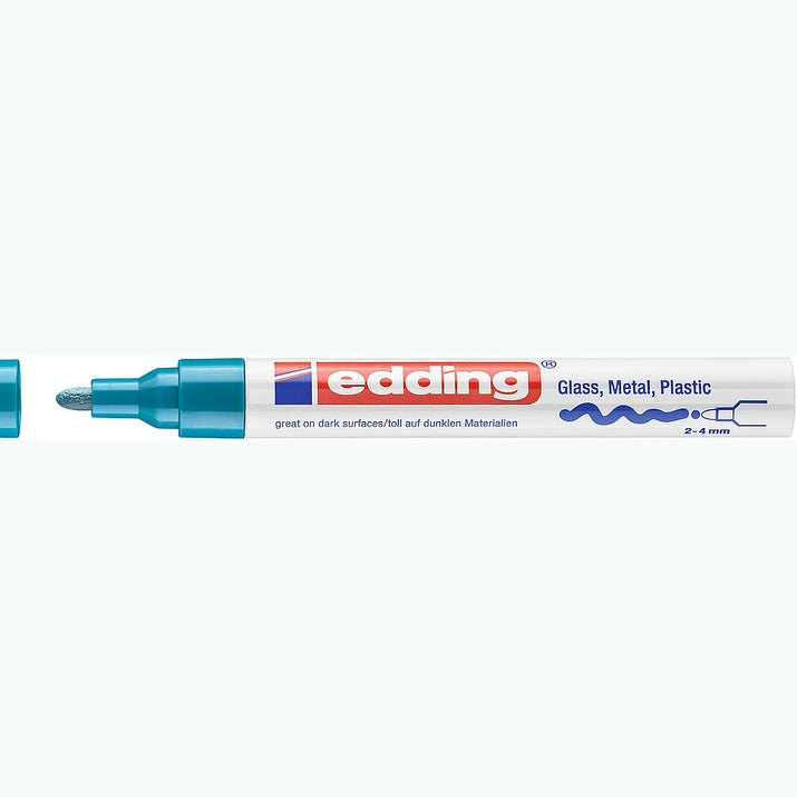 Marcador Edding 750 2–4 mm – Azul Claro