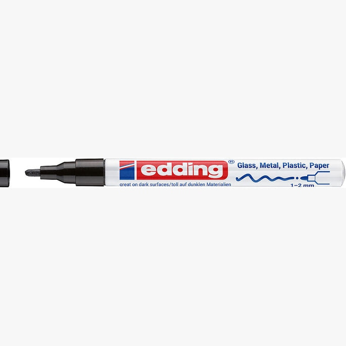 Marcador Edding 751 1–2 mm – Preto