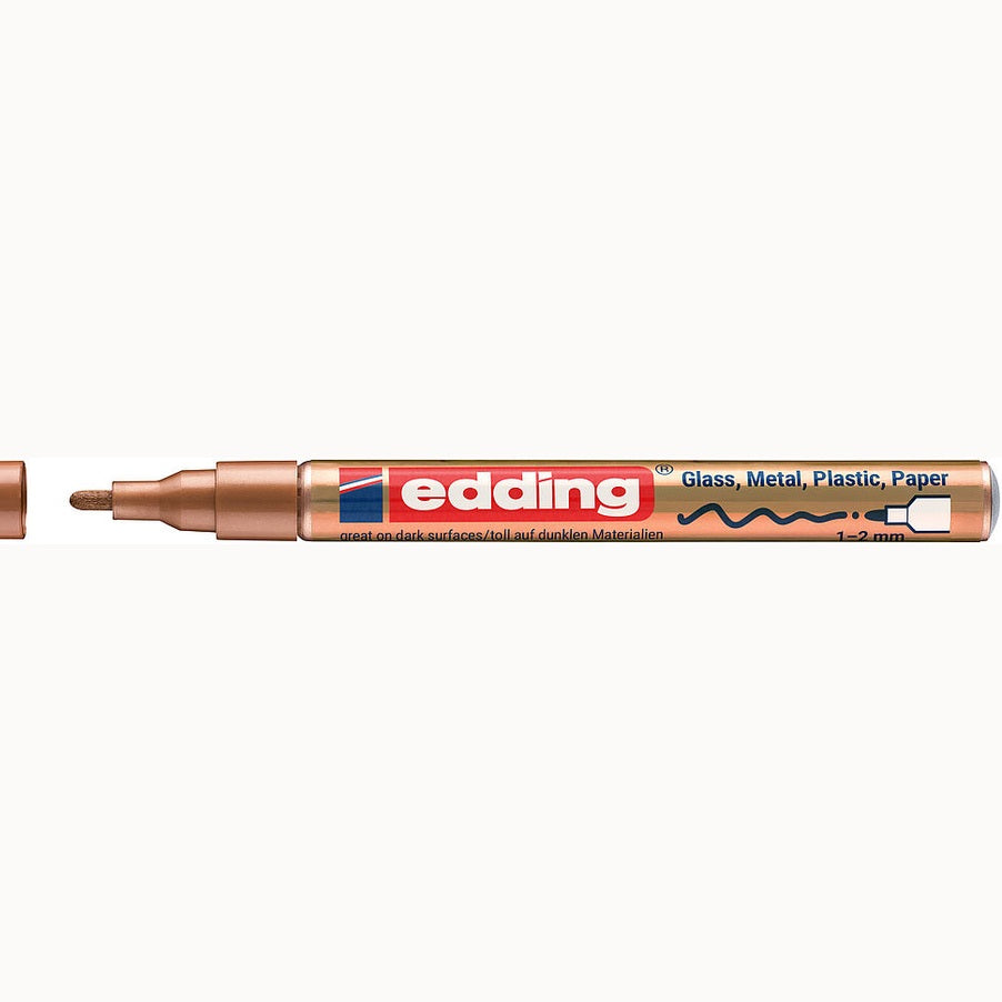 Marcador Edding 751 1–2 mm – Cobre