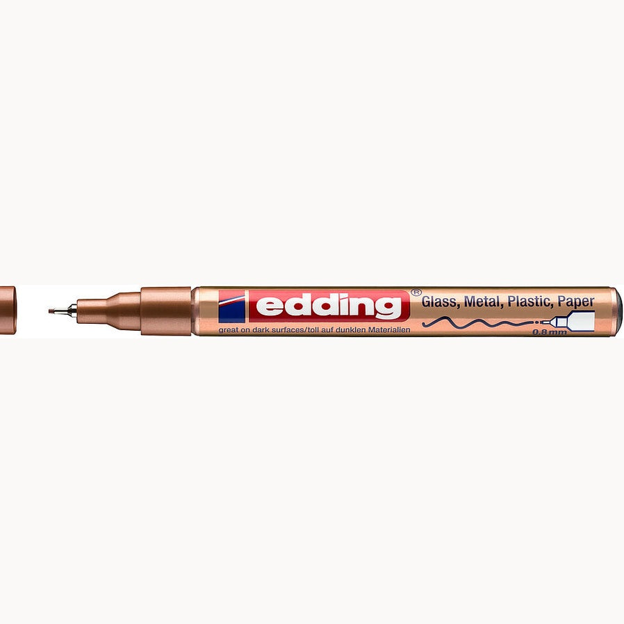 Marcador Edding 780 0,8 mm – Cobre
