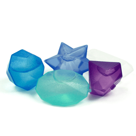Cubos de gelo reutilizáveis - Diamantes multicoloridos - Legami - Papelaria Encantada