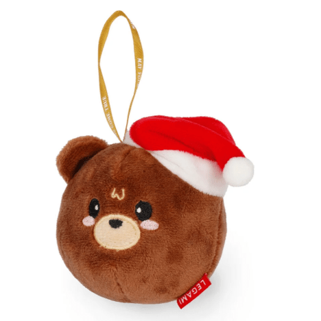 Decoração de Natal em Peluche - Urso de Peluche - Oh - Oh - Ohrnaments - Papelaria Encantada