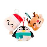 Decorações de Natal para uma árvore de sonhos - Pai Natal, pinguim e rena - Papelaria Encantada