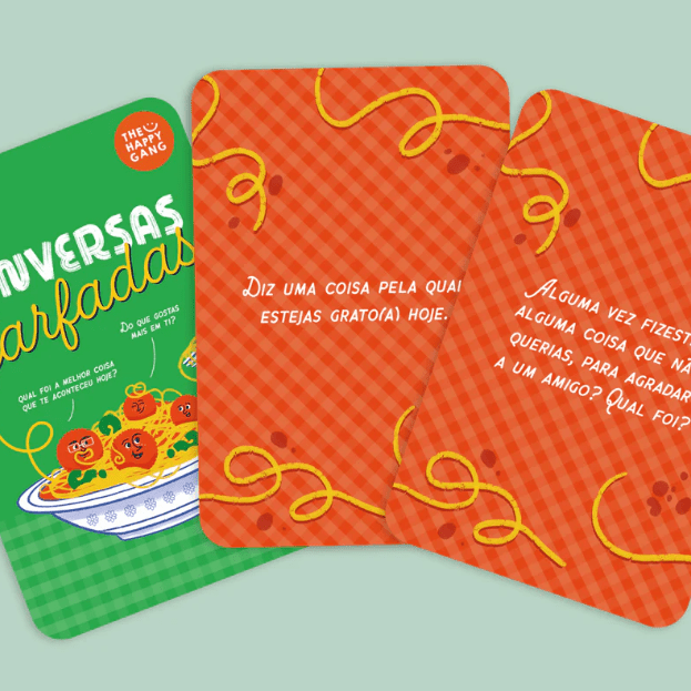 Desbloqueadores de conversa - Conversas entre Garfadas - The Happy Gang - Papelaria Encantada