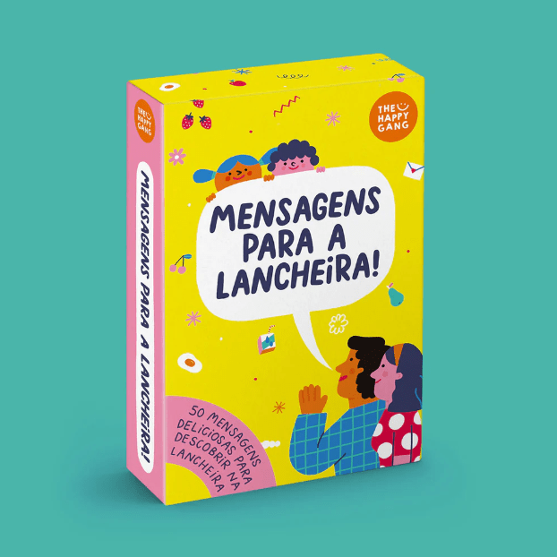Desbloqueadores de conversa - Mensagens para a Lancheira! - The Happy Gang - Papelaria Encantada