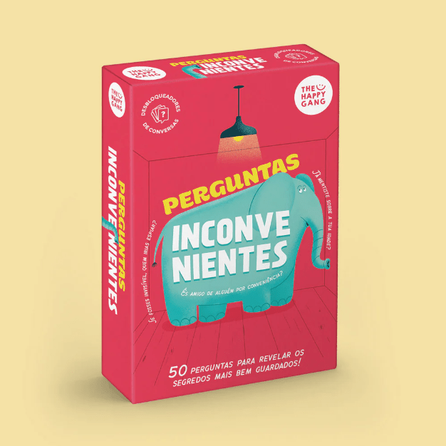 Desbloqueadores de conversa - Perguntas Inconvenientes - The Happy Gang - Papelaria Encantada