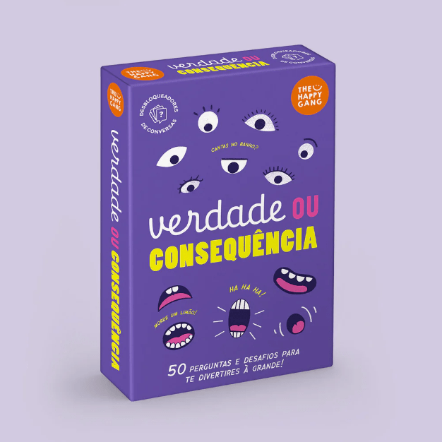 Desbloqueadores de conversa - Verdade ou Consequência - The Happy Gang - Papelaria Encantada