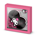 Diário coração + caneta Kuromi (hello kitty and Friends) - Papelaria Encantada