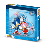 Diário do Coração Azul Sonic + Caneta Sonic Amy - Papelaria Encantada