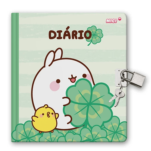 Diário Molang Nici - Papelaria Encantada