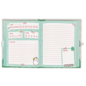 Diário Molang Nici - Papelaria Encantada