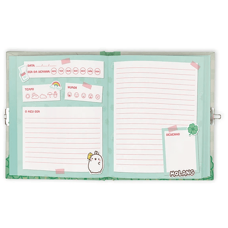 Diário Molang Nici - Papelaria Encantada