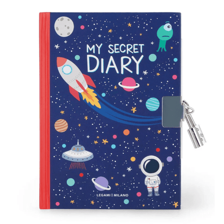 Diário Secreto com Cadeado - Meu Diário Secreto Espaço Legami - Papelaria Encantada