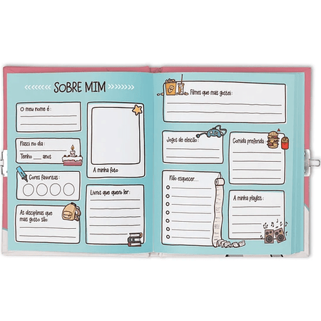 Diario Sleeping Kitties - Nici - Papelaria Encantada