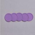 Discos e elástico G roxo do pampas para caderno inteligente - Papelaria Encantada