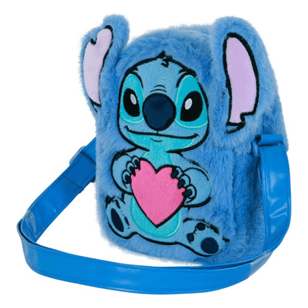 Disney Stitch Heart Plush bag - Papelaria Encantada