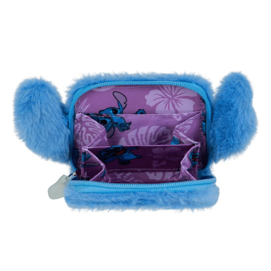 Disney Stitch Heart Plush purse - Papelaria Encantada