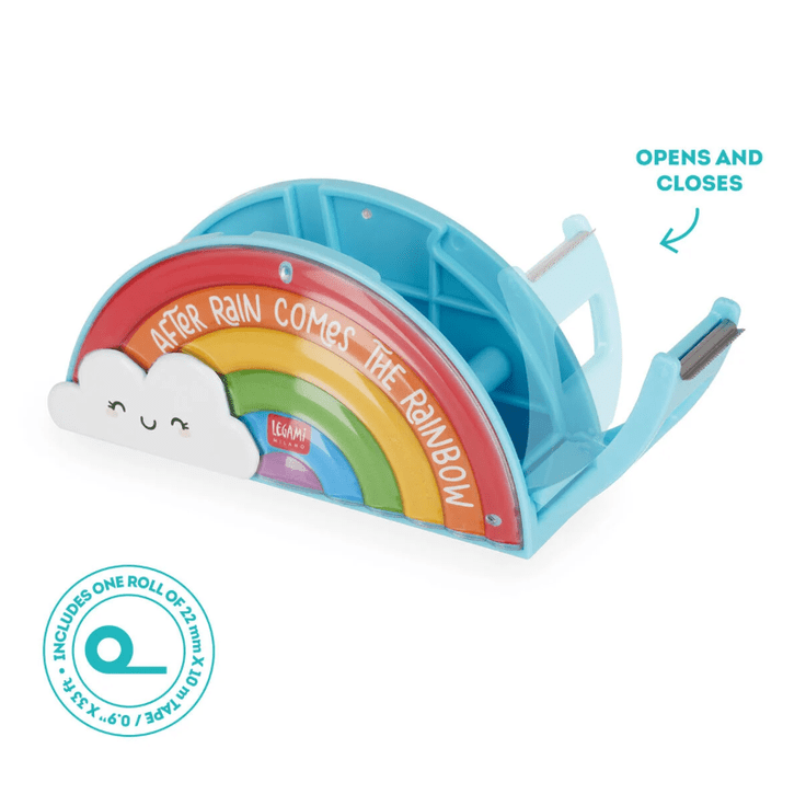 Dispensador de fita Legami Arco - íris - Papelaria Encantada