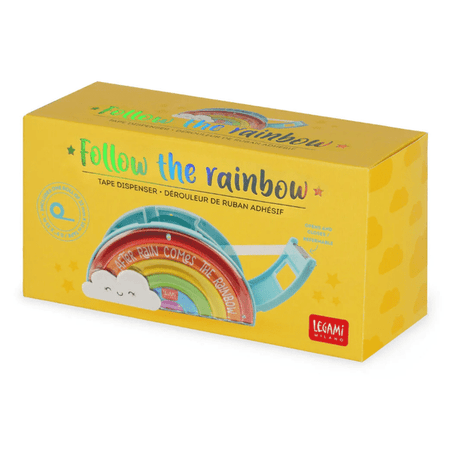 Dispensador de fita Legami Arco - íris - Papelaria Encantada
