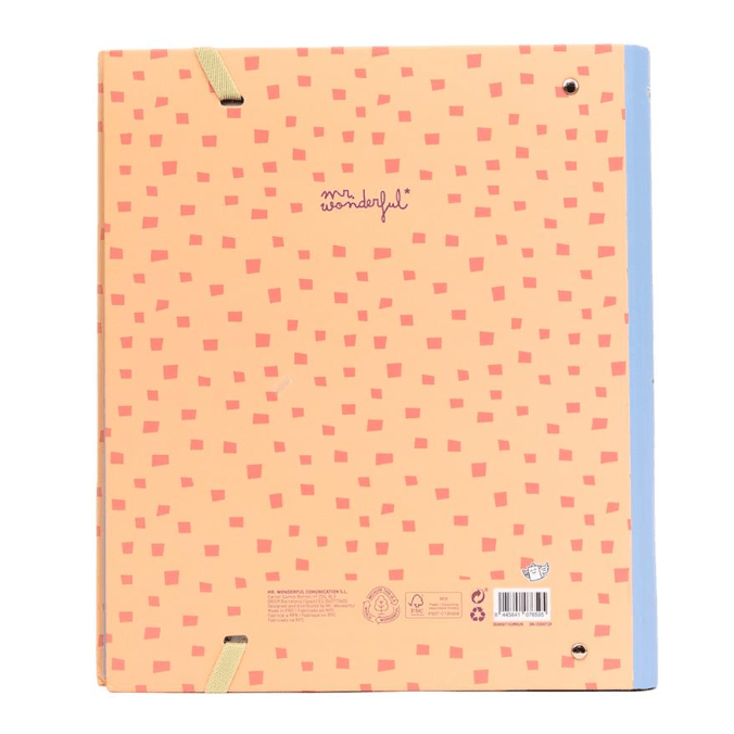 Dossier com Argolas - Ready to roll Mr - Wonderful - Papelaria Encantada
