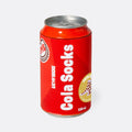 Meias Eat My Socks Cola - embalagem Lata de refrigerante de cola