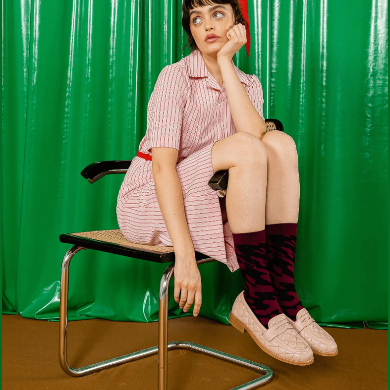 Eat My Socks - Red Wine - Papelaria Encantada