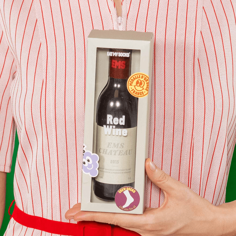 Eat My Socks - Red Wine - Papelaria Encantada