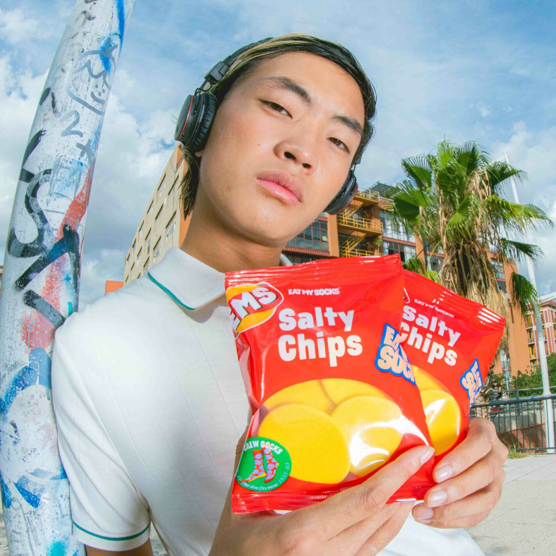 Eat My Socks - Salty Chips - Papelaria Encantada