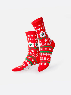 Meias Eat My Socks Xmas Santa - detalhe do produto