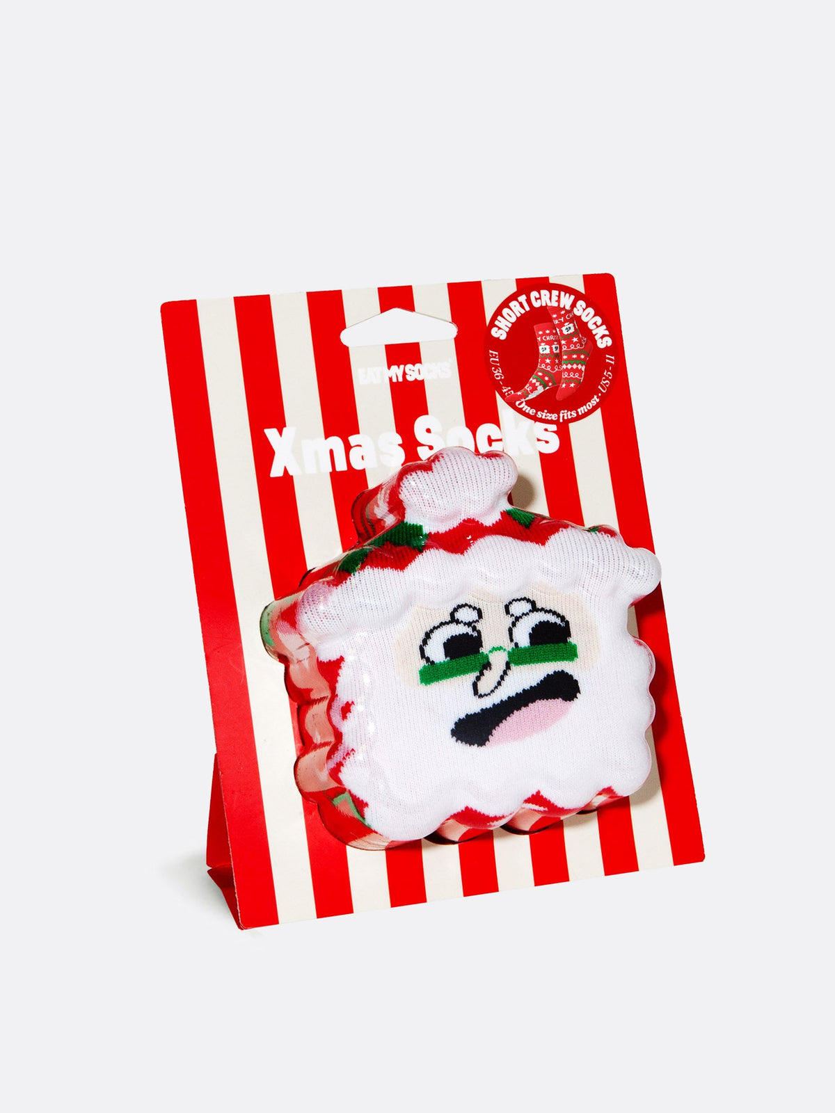 Meias Eat My Socks Xmas Santa - embalagem Pai Natal