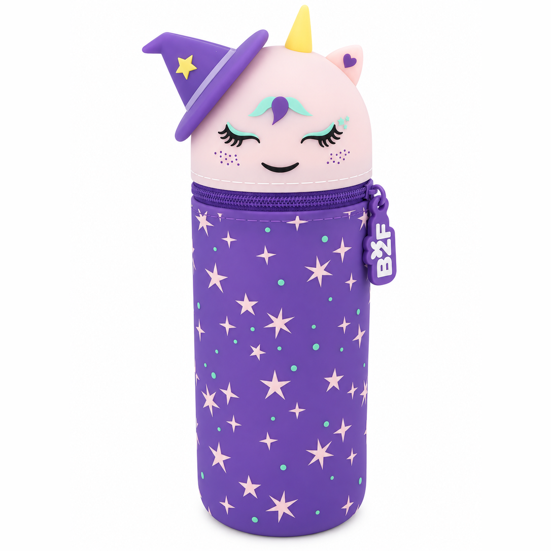 Estojo silicone Back2Fun Unicórnio Halloween