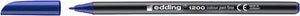 Marcador edding 1200 Colourpen Ponta Fina 1 mm — Azul