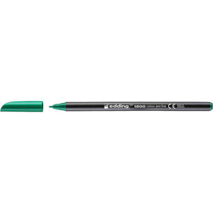 Marcador edding 1200 Colourpen Ponta Fina 1 mm — Verde