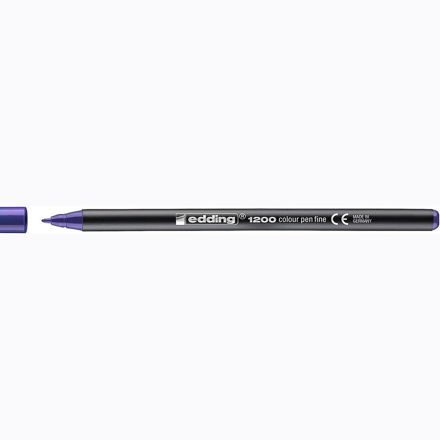 Marcador edding 1200 Colourpen Ponta Fina 1 mm — Violeta