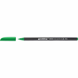 Marcador edding 1200 Colourpen Ponta Fina 1 mm — Verde néon