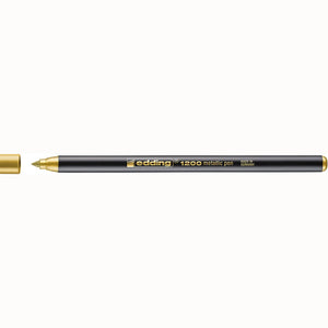 Marcador edding 1200 Metálico 1–3 mm — Dourado