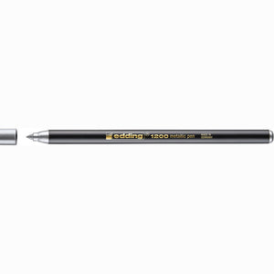 Marcador edding 1200 Metálico 1–3 mm — Prateado