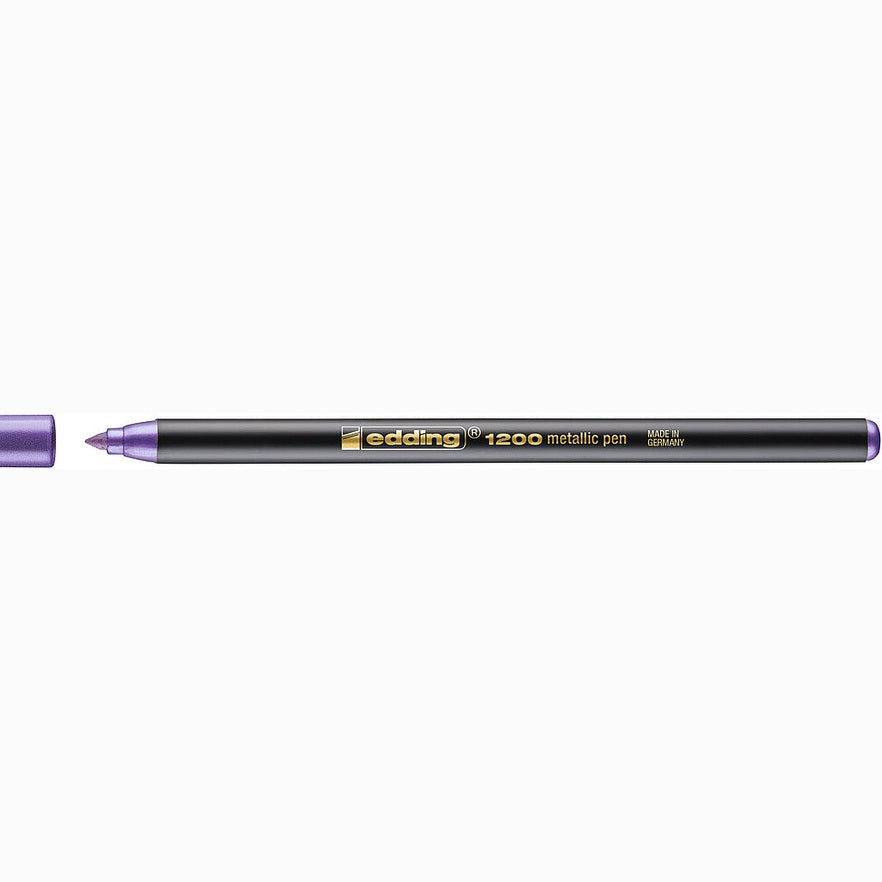 Marcador edding 1200 Metálico 1–3 mm — Violeta metálico
