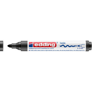Marcador para Têxteis edding 4500 2–3 mm — Preto
