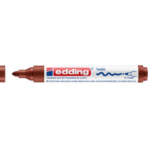 Marcador para Têxteis edding 4500 2–3 mm — Castanho