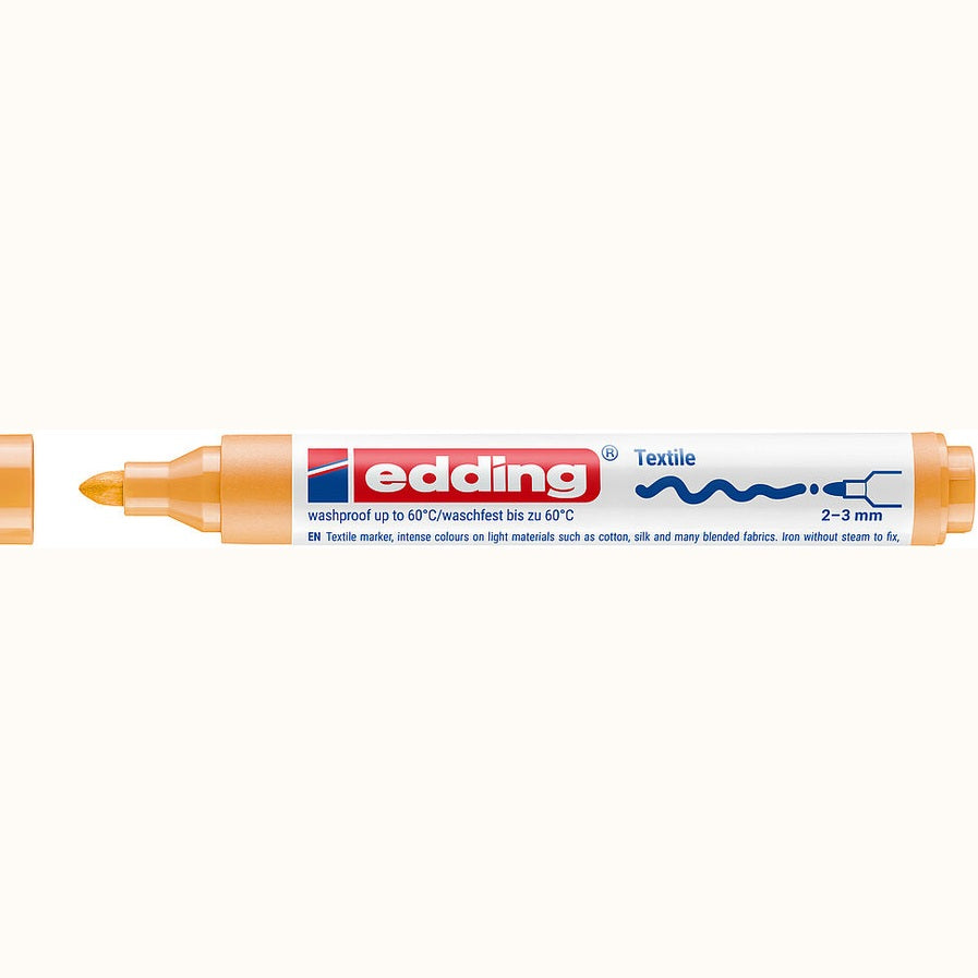 Marcador para Têxteis edding 4500 2–3 mm — Laranja claro